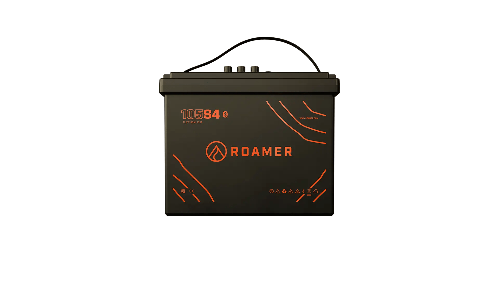 Roamer 105SMART4 - 12V 105Ah LiFePO4 lithium accu