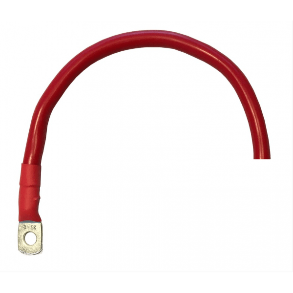 Accu kabel rood 16mm 150cm 1 oog M8